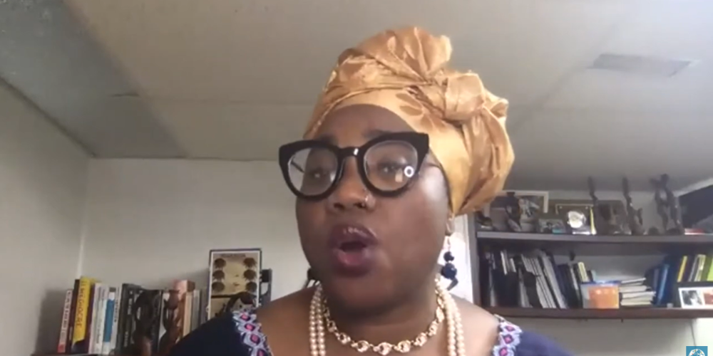 Dr. Ijeoma Nnodim Opara gives the keynote address.