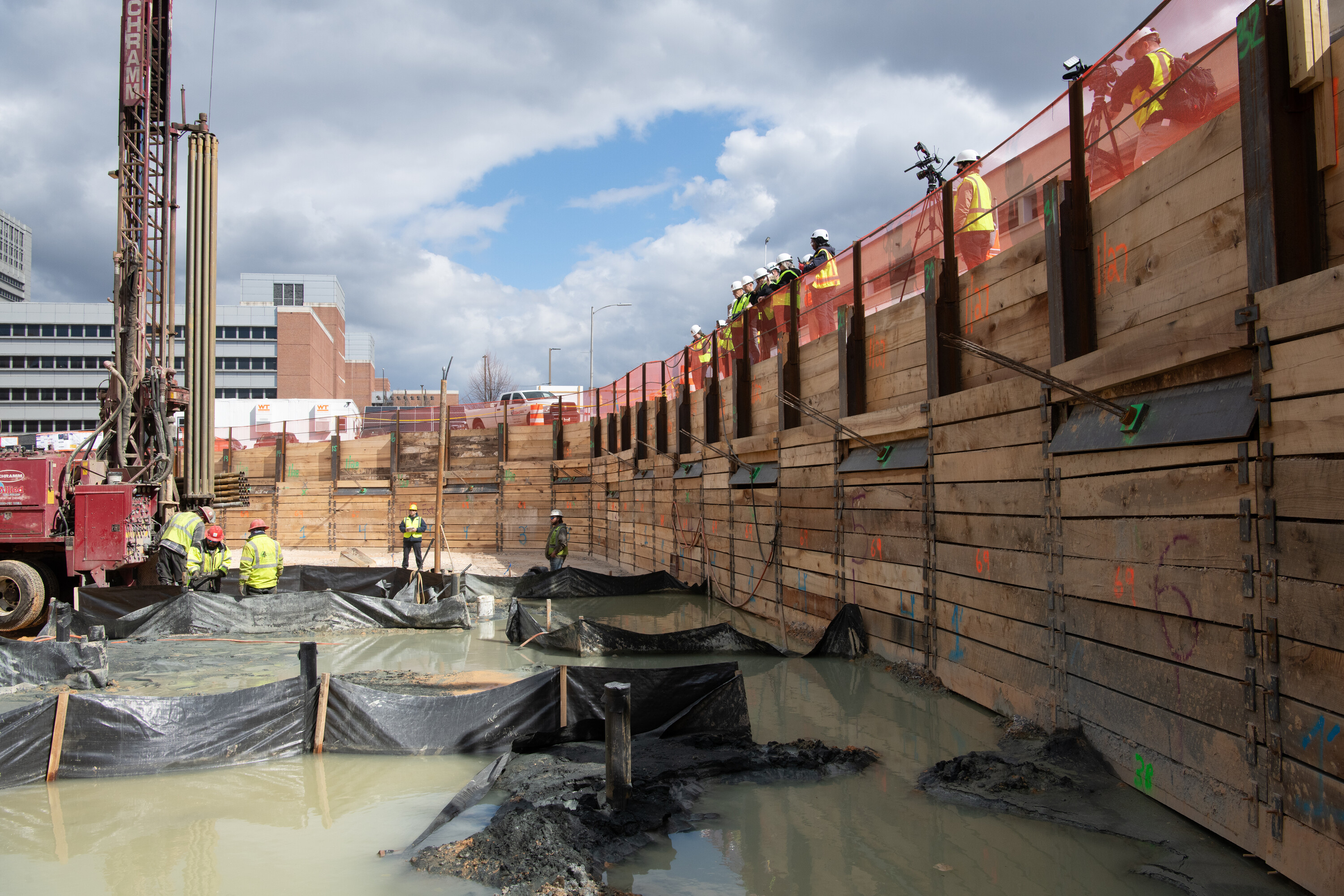 drilling equipment for geo-exchange bores