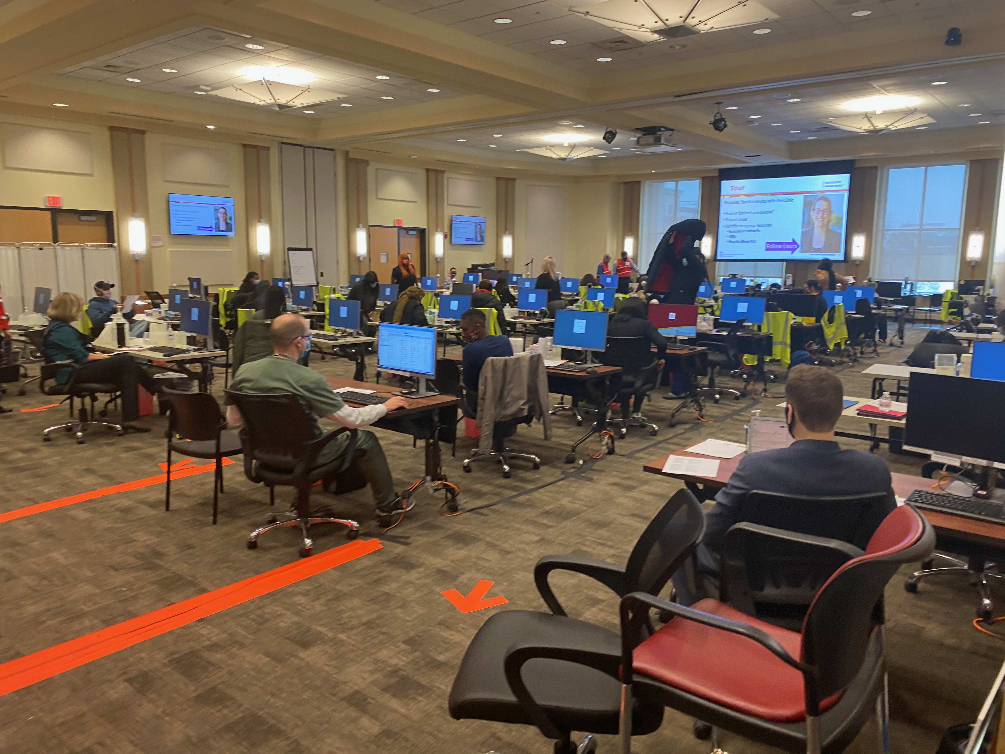 COVID vaccine clinic