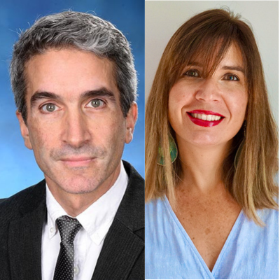 Headshots of Dr. Michael Lepore and Dr. Ester Villalonga Olives