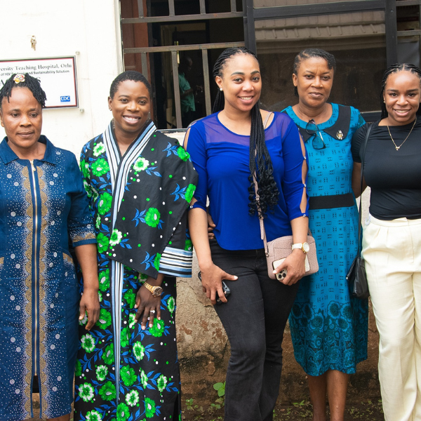Dr. Charlotte Nwogwugwu and colleagues from The BRAVE (Building Resilience and AIDS Care Through Mental Health Valor and Empowerment) Project