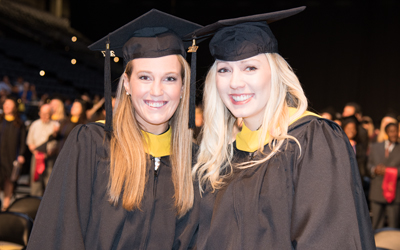 Members of the University of Maryland School of Nursing Class of 2017.