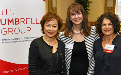 Left to right, Mei Xu, MA; Jennifer B. Litchman, MA; and Kathy Flaminio, LGSW, MSW.