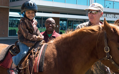 Pony rides were a big draw at the 2019 Neighborhood Spring Festival.
