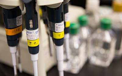 medical equipment in a genetics lab