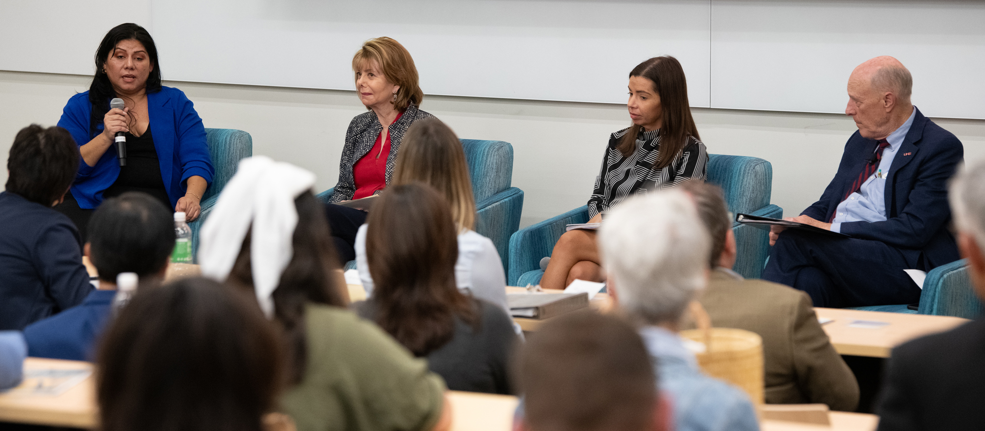 (l-r) Olga, Susan Esserman, Abbe Horswill, Bruce Jarrell