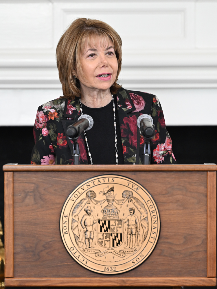 UM SAFE Center Founder and COO Susan Esserman urges support for trafficking survivors.