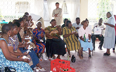 IHV team talks to group in Kenya