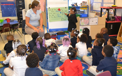 Classroom at Historic Samuel Coleridge Taylor Elementary School taught by Promise Heights social worker