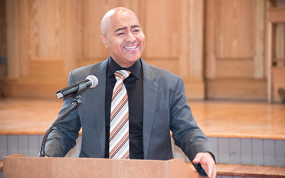 Former FCC enforcement chief Travis LeBlanc delivered the keynote address at the Maryland Carey Law cyberlaw symposium.