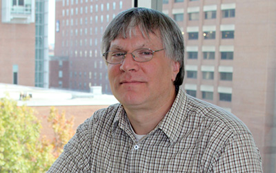 Stephen Hoag, PhD, professor in the Department of Pharmaceutical Sciences and director of the Good Manufacturing Practice Facility at the UM School of Pharmacy