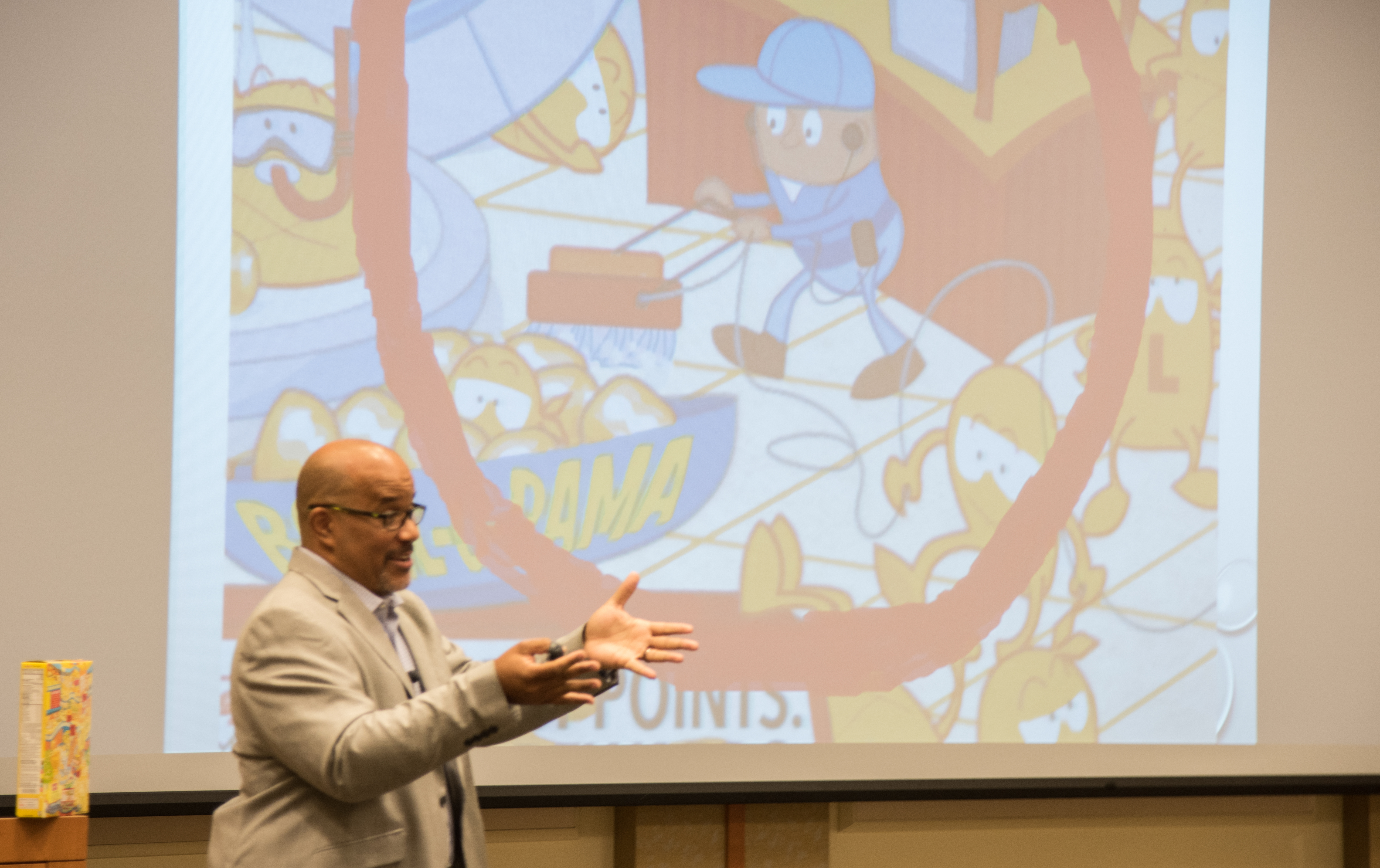 Russell McClain, corn pops, diversity