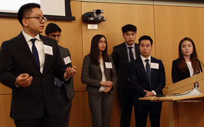 Students compete in the School of Pharmacy's 2016 America's Got Regulatory Science Talent! competition.