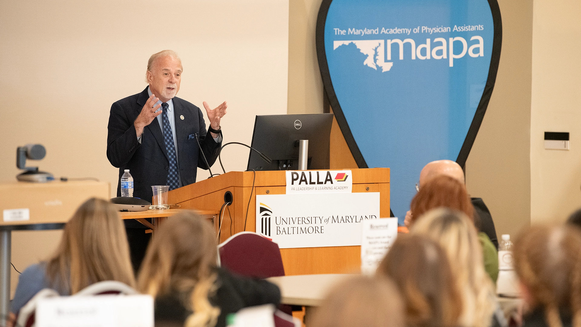 A speaker at the annual MDAPA Conference
