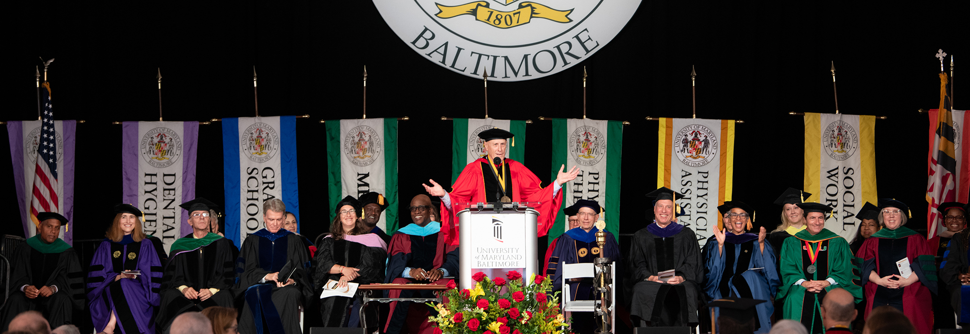 President Bruce Jarrell at Convocation
