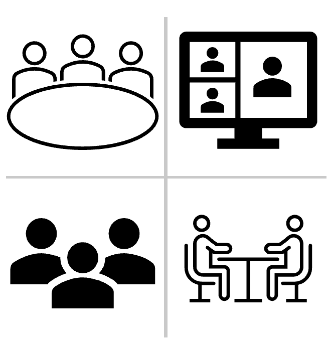 Joint conversations with participants and the Workplace Mediation Service.