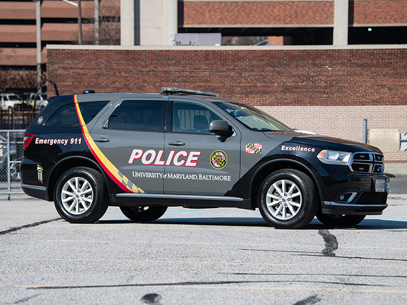 UMB Police vehicle